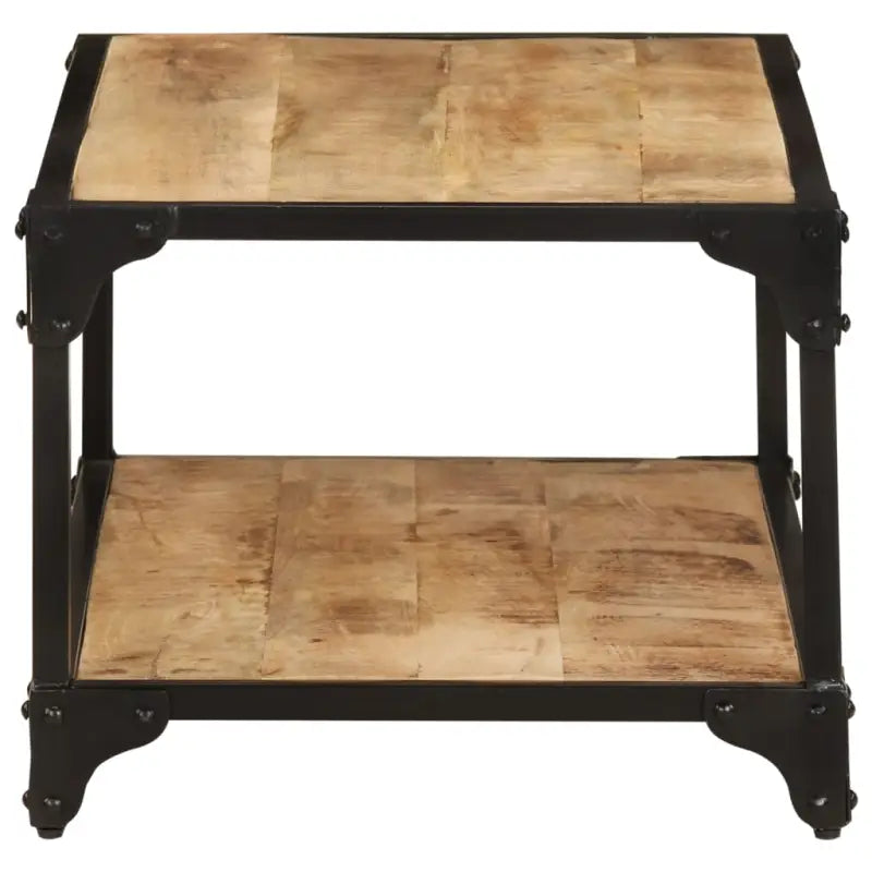 Salontafel in vintage stijl van massief ruw mangohout - Salontafels