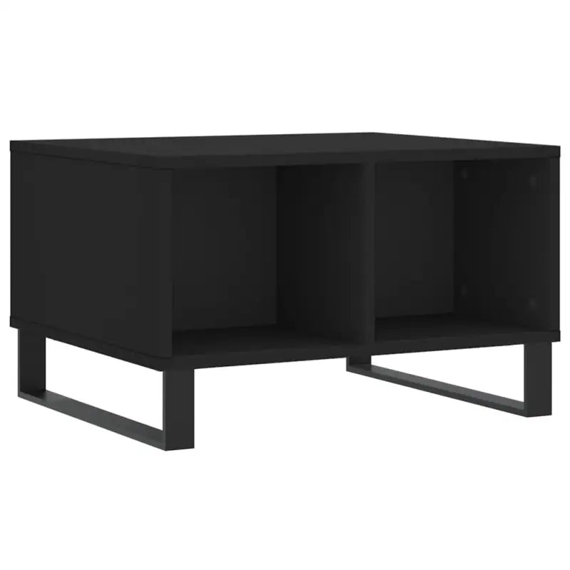 Salontafel met bewerkt hout en metalen poten voor een elegante woonkamer - Salontafels
