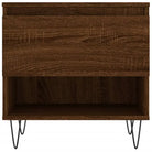 Salontafel met bewerkt hout en metalen poten voor een elegante woonkamer - Salontafels