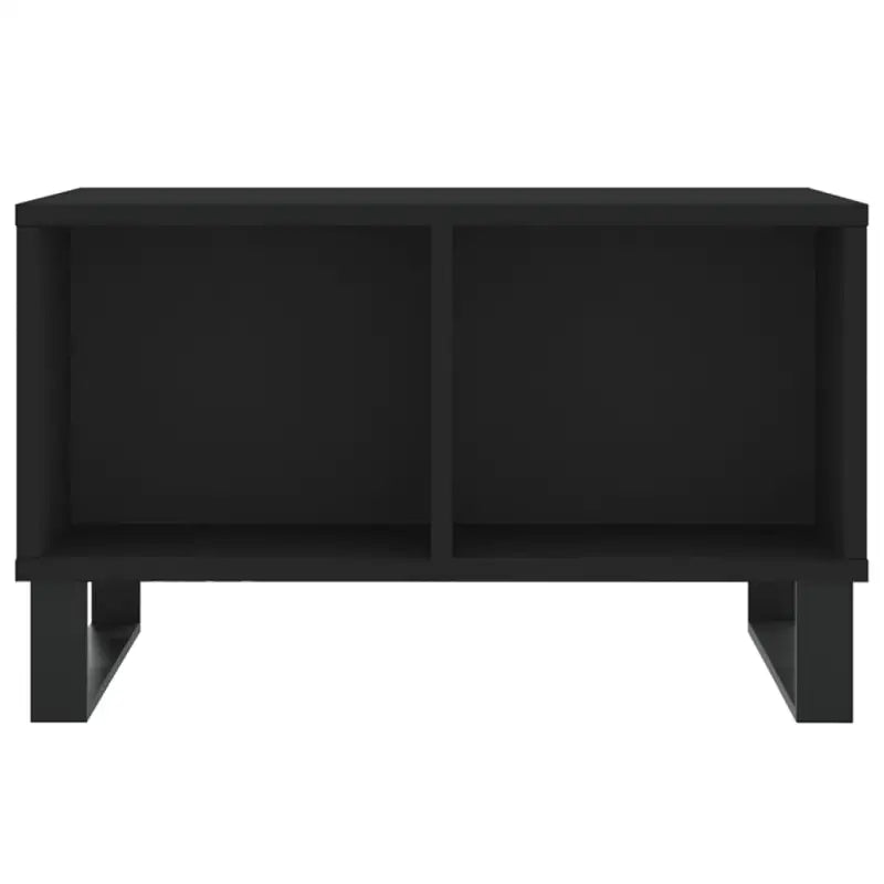 Salontafel met bewerkt hout en metalen poten voor een elegante woonkamer - Salontafels