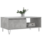 Salontafel met bewerkt hout en metalen poten voor een stijlvolle woonkamer - Salontafels