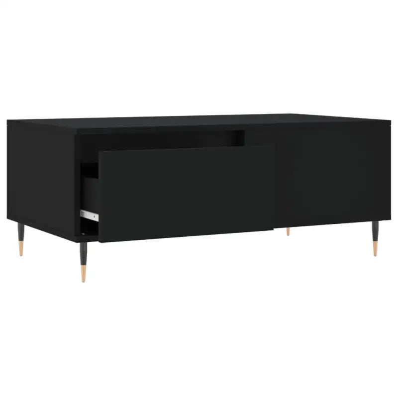 Salontafel met bewerkt hout en metalen poten voor een stijlvolle woonkamer - Salontafels