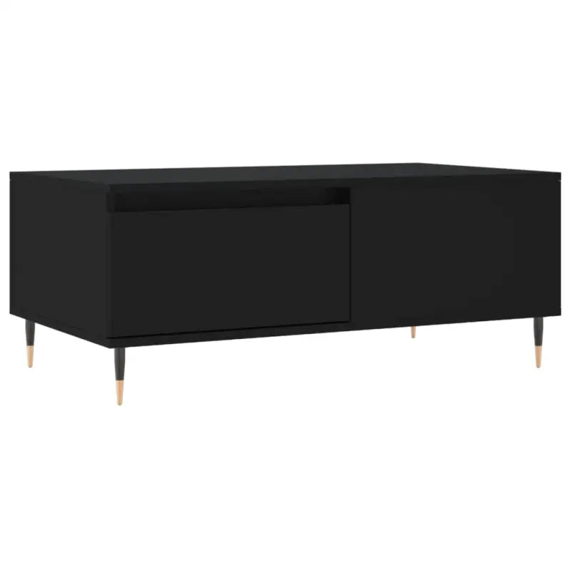 Salontafel met bewerkt hout en metalen poten voor een stijlvolle woonkamer - Salontafels