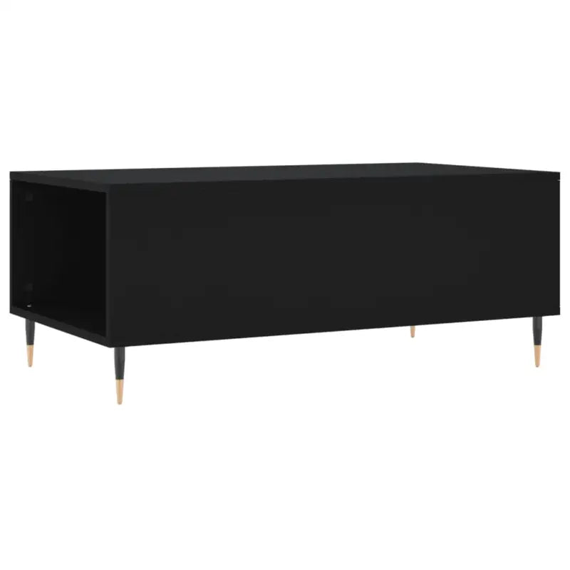 Salontafel met bewerkt hout en metalen poten voor een stijlvolle woonkamer - Salontafels