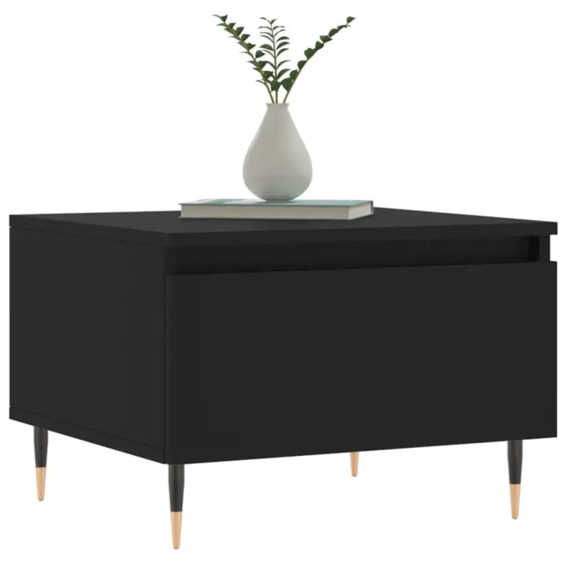 Salontafel met bewerkt hout en metalen poten voor een stijlvolle woonkamer - Salontafels
