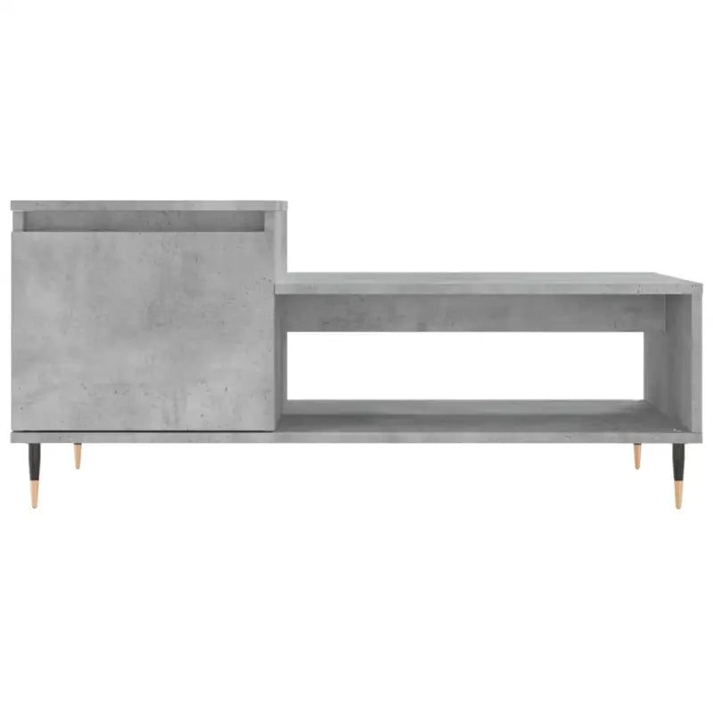 Salontafel met bewerkt hout en metalen poten voor een stijlvolle woonkamer - Salontafels