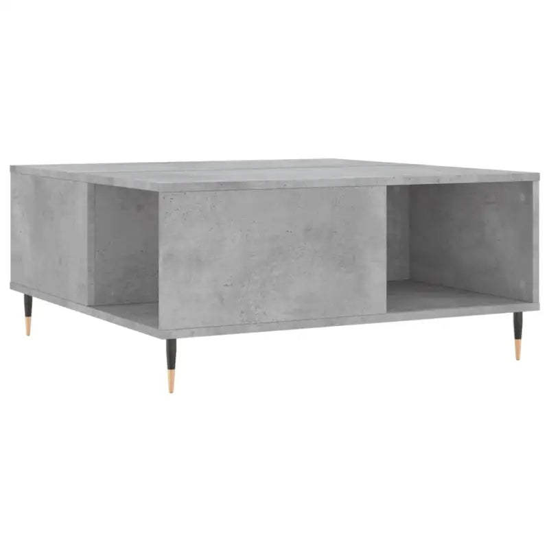 Salontafel met bewerkt hout en metalen poten voor stijlvolle woonkamers - Salontafels