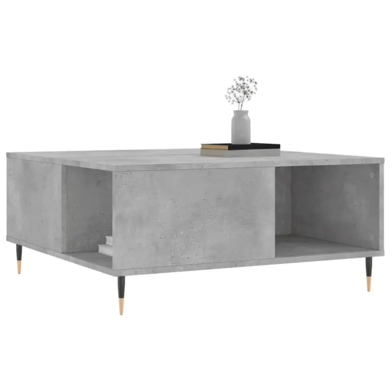 Salontafel met bewerkt hout en metalen poten voor stijlvolle woonkamers - Salontafels
