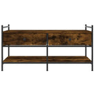 Salontafel met bewerkt hout en verstelbare poten voor elegante woonkamer - Salontafels