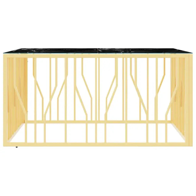 Salontafel met gehard glas en roestvrij staal in modern ontwerp - Salontafels