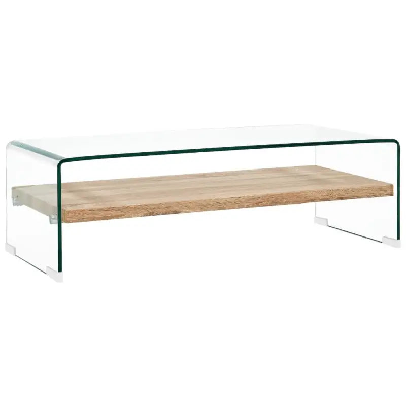 Salontafel met gehard veiligheidsglas voor eigentijdse charme - Salontafels
