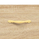 Salontafel met ijzeren poten en bewerkt hout voor elegante woonkamer - Salontafels