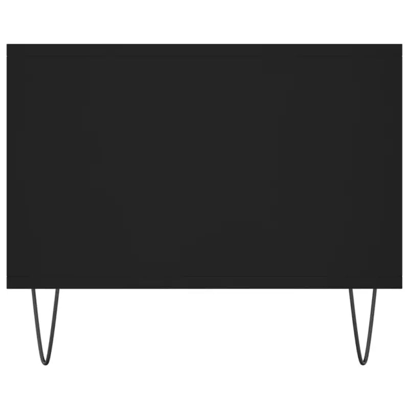 Salontafel met ijzeren poten en bewerkt hout voor elegante woonkamer - Salontafels