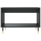 Salontafel met ijzeren poten en bewerkt hout voor elegante woonstijl - Salontafels