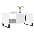Salontafel met ijzeren poten van bewerkt hout voor een elegante woonkamer - Salontafels