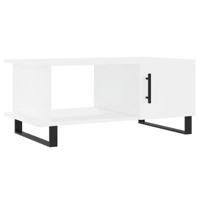 Salontafel met ijzeren poten van bewerkt hout voor een elegante woonkamer - Salontafels