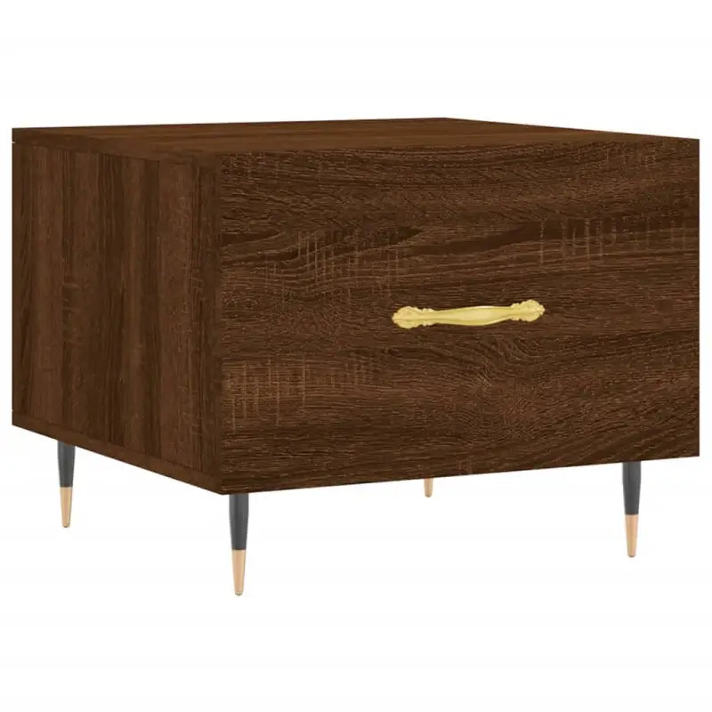 Salontafel met ijzeren poten van bewerkt hout voor elegantie - Salontafels