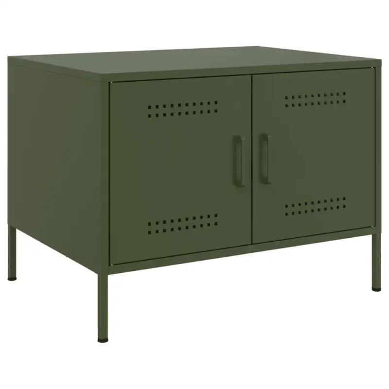 Salontafel met koudgewalst staal en verstelbare schroefpoten - Groen / 1 - Salontafels