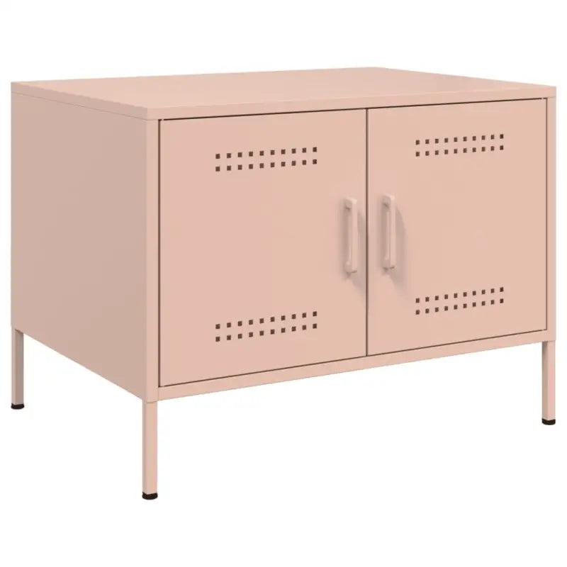 Salontafel met koudgewalst staal en verstelbare schroefpoten - Roze / 1 - Salontafels