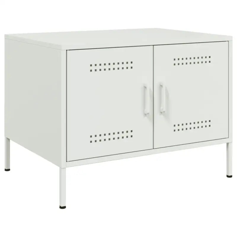 Salontafel met koudgewalst staal en verstelbare schroefpoten - Wit / 1 - Salontafels