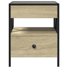 Salontafel met LED-infinity spiegel van bewerkt hout voor elke ruimte - Salontafels