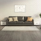 Salontafel met metalen poten en bewerkt hout voor industriële stijl - Hoogglans wit / 2 - Salontafels