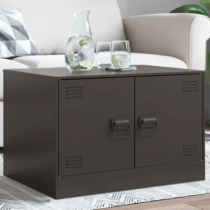 Salontafel met stevig koudgewalst staal frame voor een trendy kamer uitstraling - Zwart / 1 - Salontafels