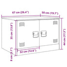 Salontafel met stevig koudgewalst staal frame voor een trendy kamer uitstraling - Salontafels