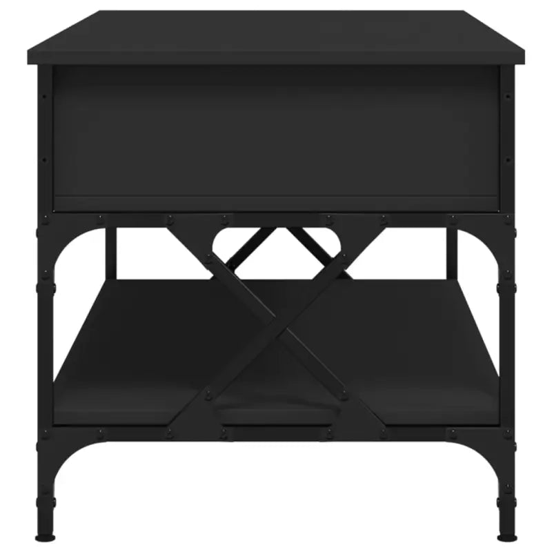 Salontafel met verstelbare poten van bewerkt hout voor een stijlvolle woonkamer - Salontafels
