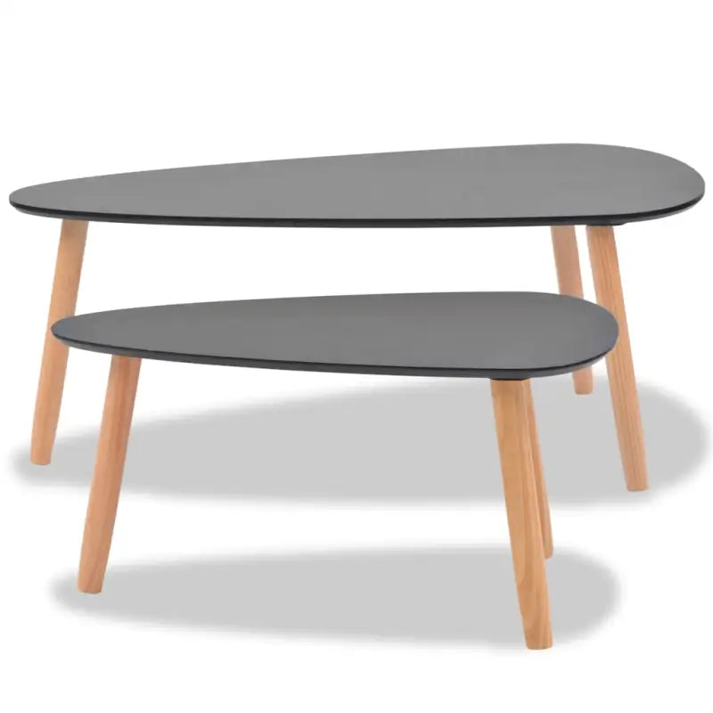 Salontafel set van massief grenenhout inclusief levering in Scandinavische stijl - Salontafels