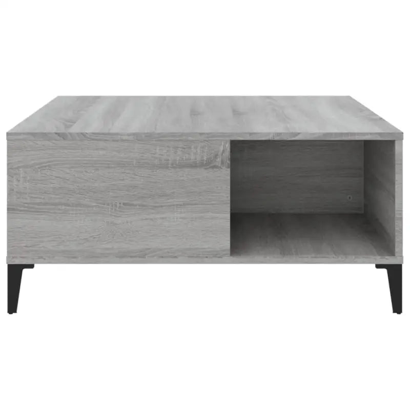 Salontafel van bewerkt hout in grijs Sonoma voor een stijlvolle kamer - Salontafels