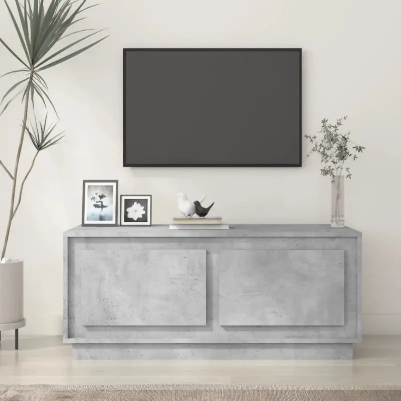 Salontafel van bewerkt hout in hoogglans wit met elegante uitstraling - Betongrijs / 1 - Salontafels