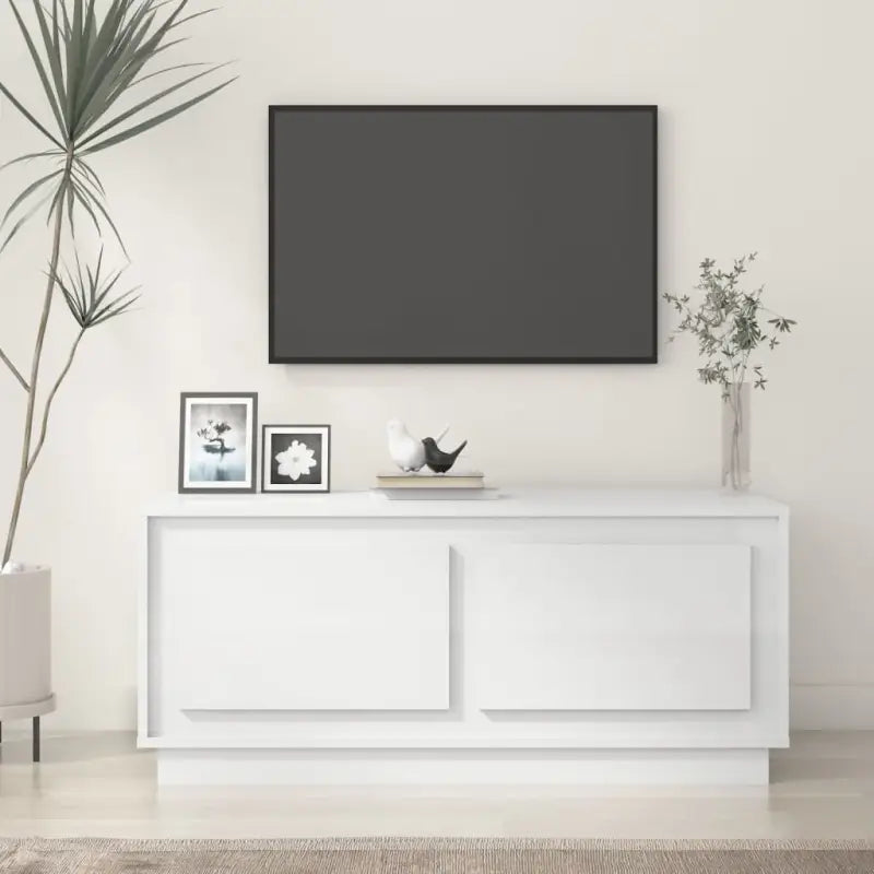 Salontafel van bewerkt hout in hoogglans wit met elegante uitstraling - Hoogglans wit / 1 - Salontafels