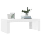 Salontafel van bewerkt hout in hoogglans wit voor een elegante woonkamer - Salontafels