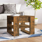 Salontafel van bewerkt hout met hoogwaardig en stabiel ontwerp - Gerookt eiken / 1 - Salontafels