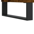 Salontafel van bewerkt hout met metalen poten voor een elegante woonkamer - Salontafels