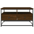 Salontafel van bewerkt hout voor een elegante woonkamer uitstraling - Salontafels