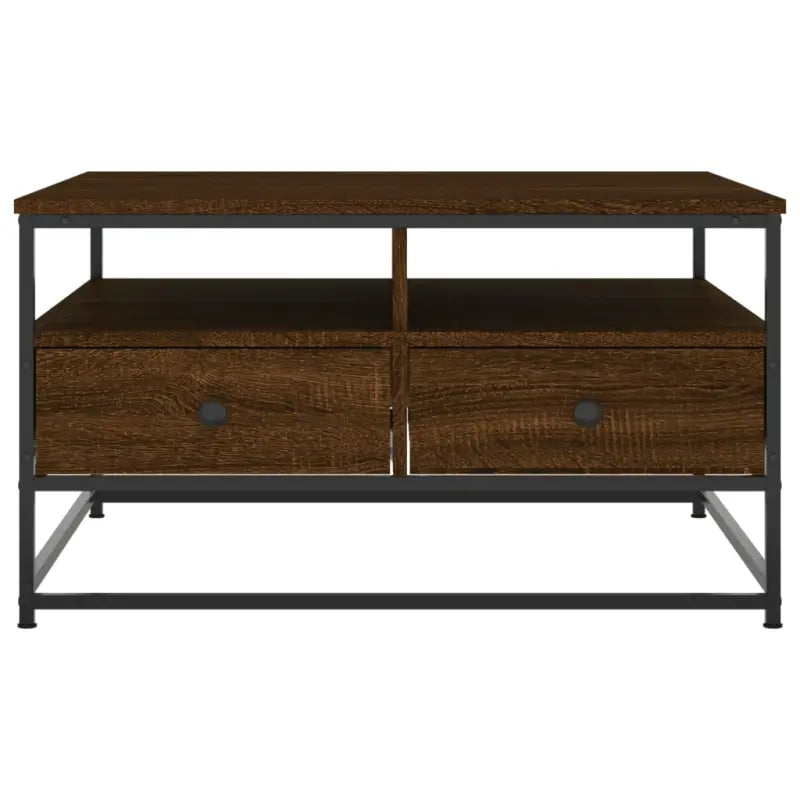 Salontafel van bewerkt hout voor een elegante woonkamer uitstraling - Salontafels