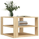 Salontafel van bewerkt hout voor een elegante woonkamer uitstraling - Salontafels