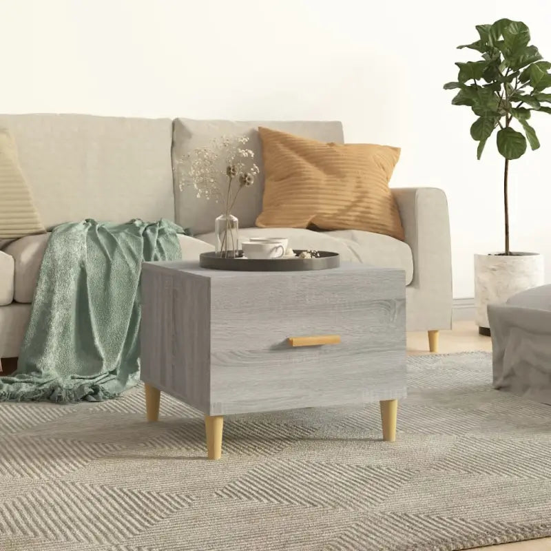 Salontafel van bewerkt hout voor een stevige en stijlvolle uitstraling - Grijs sonoma / 1 - Salontafels