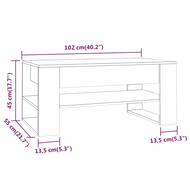 Salontafel van bewerkt hout voor een stijlvolle en duurzame woonkamer - Salontafels