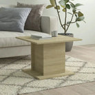 Salontafel van bewerkt hout voor een stoer en duurzame woonkamer - Sonoma eiken / 55.5 x 55.5 x 40 cm / 1 - Salontafels
