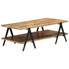 Salontafel van massief gerecycled hout voor een tijdloze uitstraling - Bruin / 1 - Salontafels