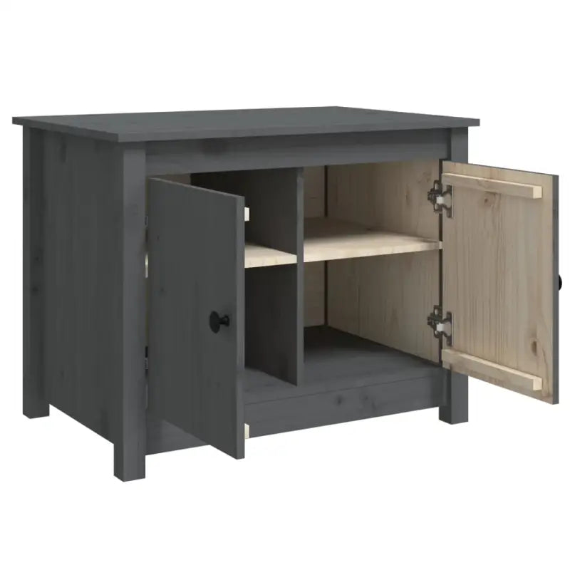 Salontafel van massief grenenhout met opbergruimte - Salontafels