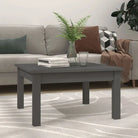 Salontafel van massief grenenhout met rustieke uitstraling - Grijs / 55 x 55 x 30 cm / 1 - Salontafels