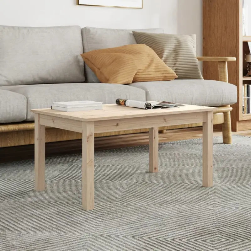 Salontafel van massief grenenhout met rustieke uitstraling - Naturel / 80 x 50 x 40 cm / 1 - Salontafels