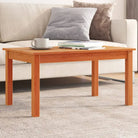 Salontafel van massief grenenhout met rustieke uitstraling - Wasbruin / 80 x 50 x 40 cm / 1 - Salontafels