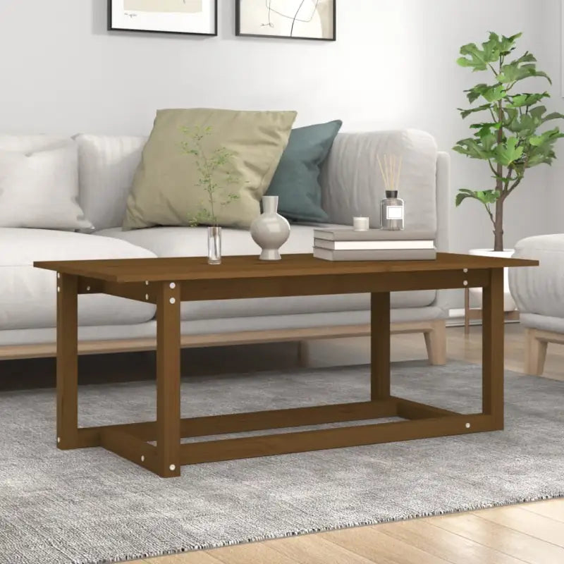 Salontafel van massief grenenhout met tijdloze stijl for ieder interieur - Salontafels