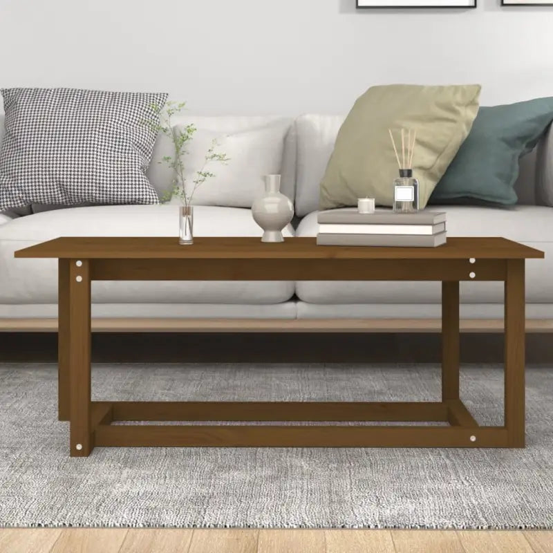 Salontafel van massief grenenhout met tijdloze stijl for ieder interieur - Salontafels