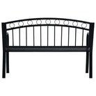 Schaduwrijke en duurzame tuinbank voor buitenplezier - Zwart / 1 / Zonder tafel - Tuinbanken